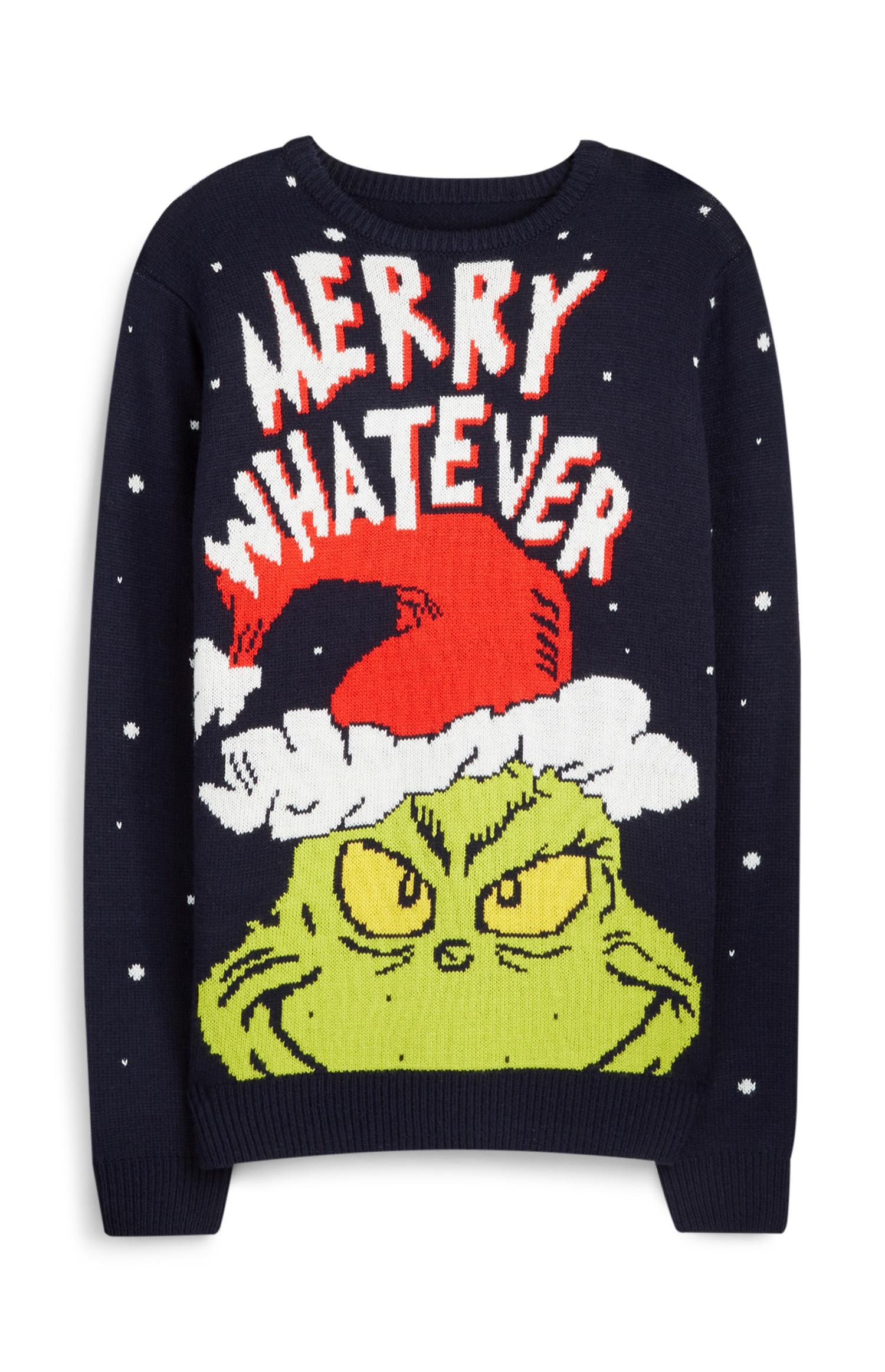 Christmas jumper grinch best sale